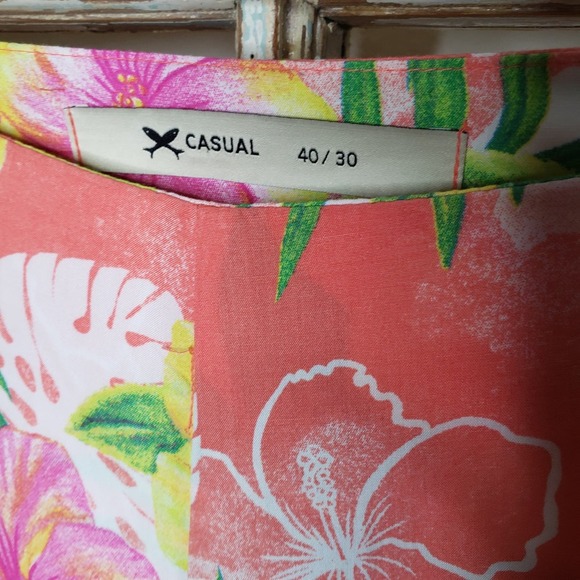 Casual Brazilian made Hawaiian wrap pants size 40 / US size 6 - Picture 4 of 10